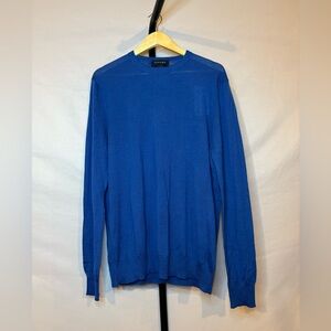 OVS Fashion PIOMBO Men’s‎ size small 100% Cashmere Blue Sweater